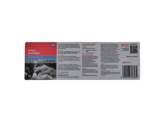 Microban 500ml App Label