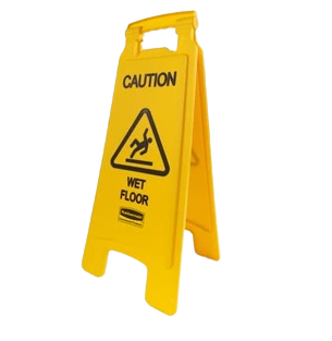 Rubbermaid Floor Sign "Caution Wet Floor" 2 sided