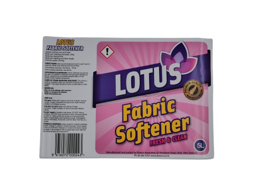 Lotus Fabric Softener Label 5L