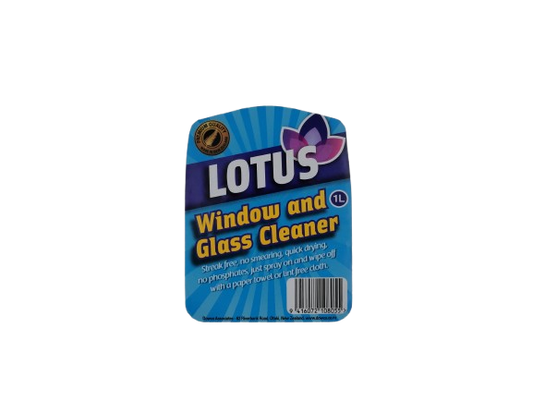 Window Cleaner Label Visual Lotus – Core Hygiene