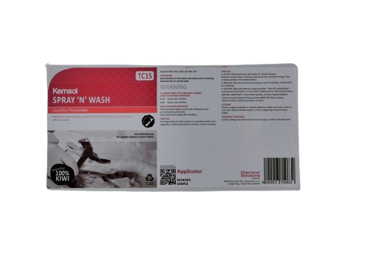 Spray N Wash App Label