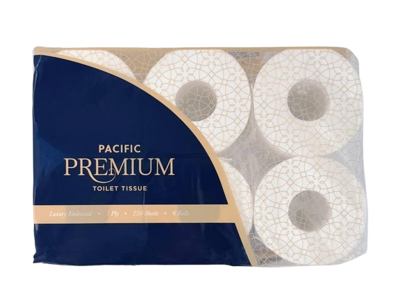 Pacific Premium 3 Ply Toilet Roll - FSC® 6-Pack