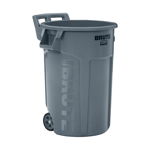 Rubbermaid BRUTE® Wheeled Container, 166L Gray