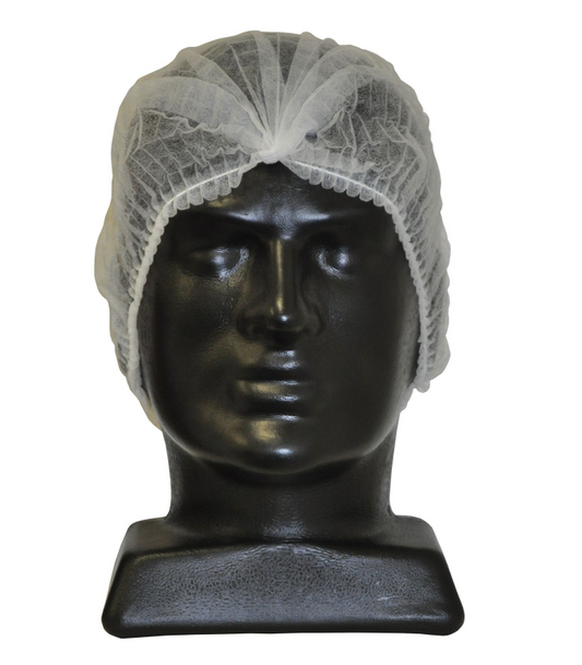 White Crimp Hat 53cm